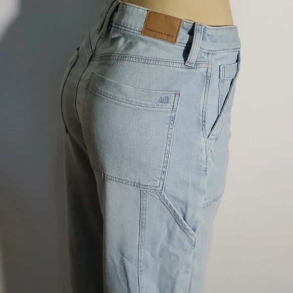 American Eagle Outfitters Light Blue Flare Jeans - Picture 9 of 16
